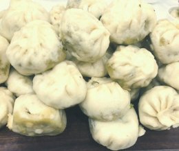 韭苔蒸包子的做法