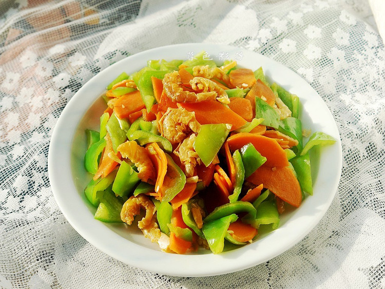 干虾仁炒辣椒的做法