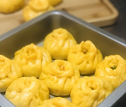 #餐桌上的春日限定#南瓜包子的做法