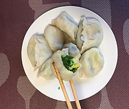 鲜虾韭菜鸡蛋水饺，真的又鲜又好吃的做法