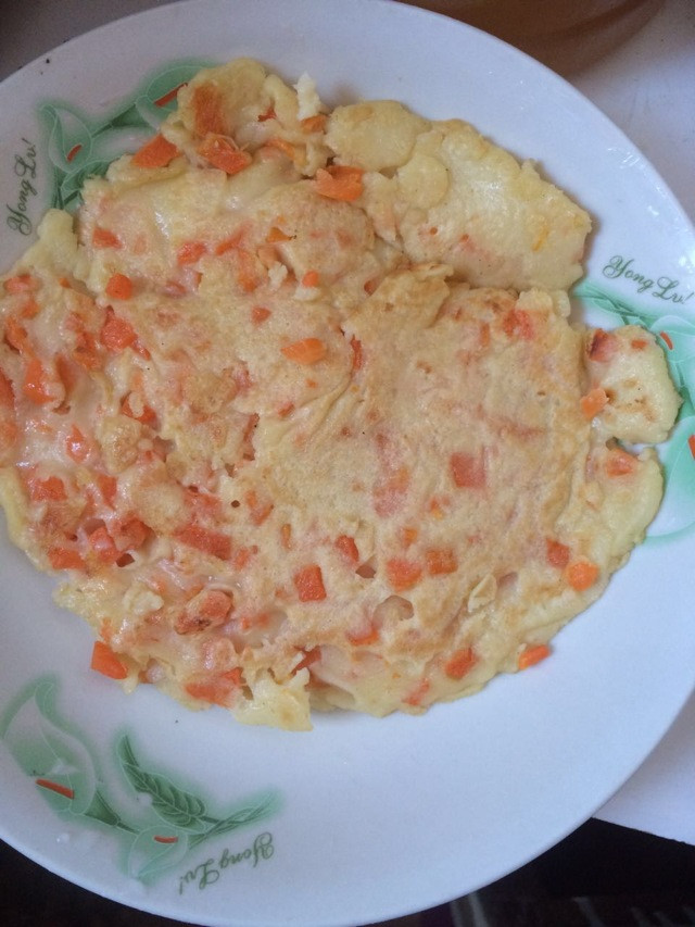 摊红萝卜饼的做法