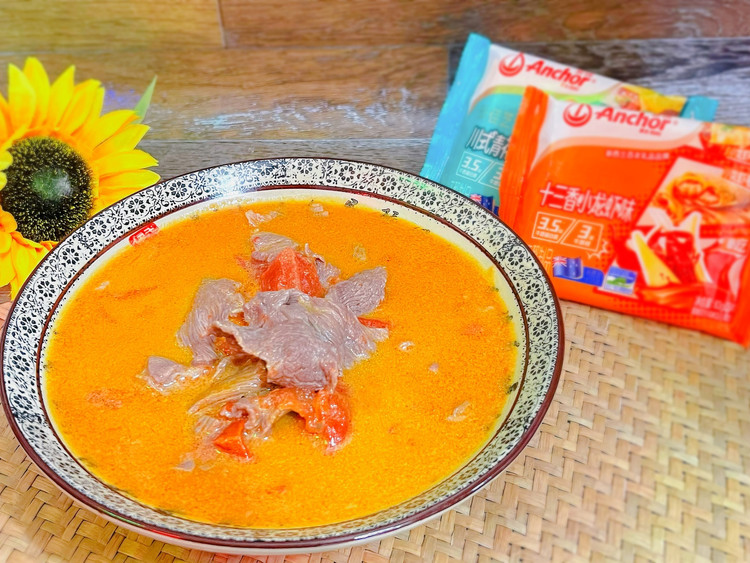 芝士番茄牛肉锅的做法