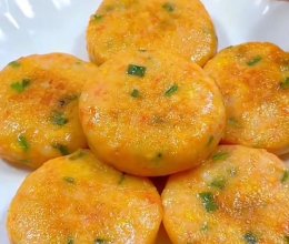 虾仁莲藕煎饼的做法