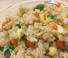 10分钟营养减脂餐之糙米什锦炒饭的做法