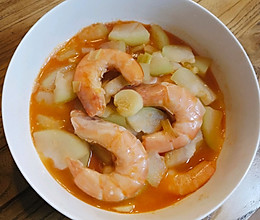 冬瓜炖虾的做法