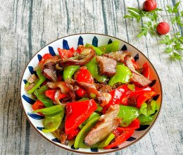 #中小学生做饭指南#双椒炒腊肉的做法