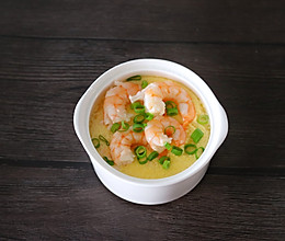 #童年不同样，美食有花样#虾仁蒸蛋的做法