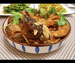 #美食视频挑战赛#一条鱼的故事.秘制红烧草鱼的做法
