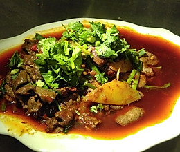 火爆牛肝的做法