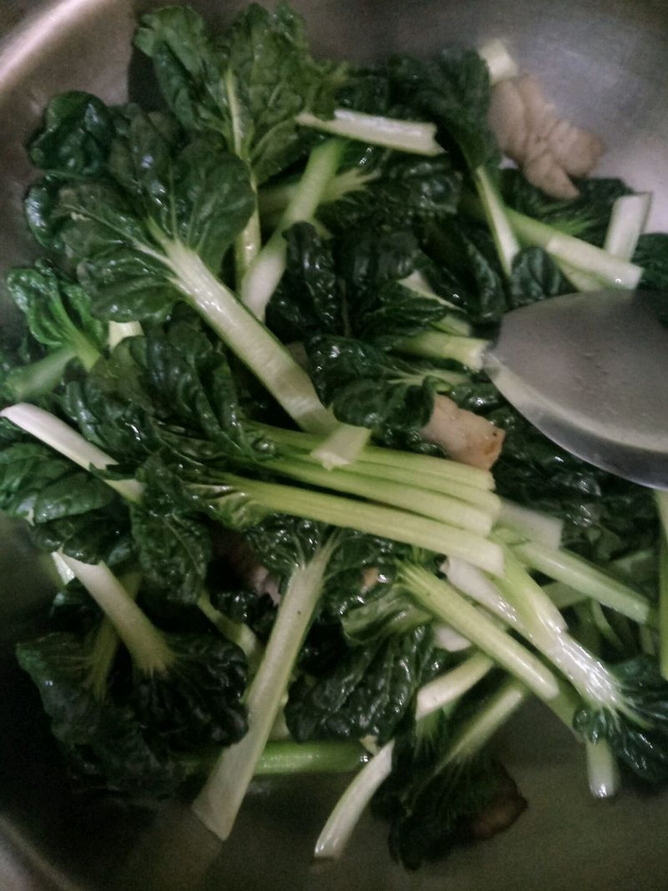 炒塔菜的做法