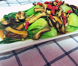 香菇菜心的做法