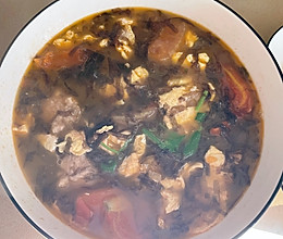 番茄鸡蛋肉丸紫菜汤的做法