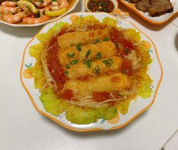 虾滑肥牛响铃卷的做法