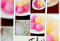 双色冬瓜球的做法