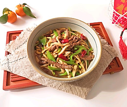 杏鲍菇炒牛柳#一道菜表白豆果美食#的做法