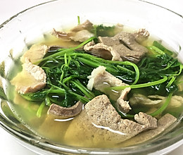 益母草猪肝瘦肉汤的做法