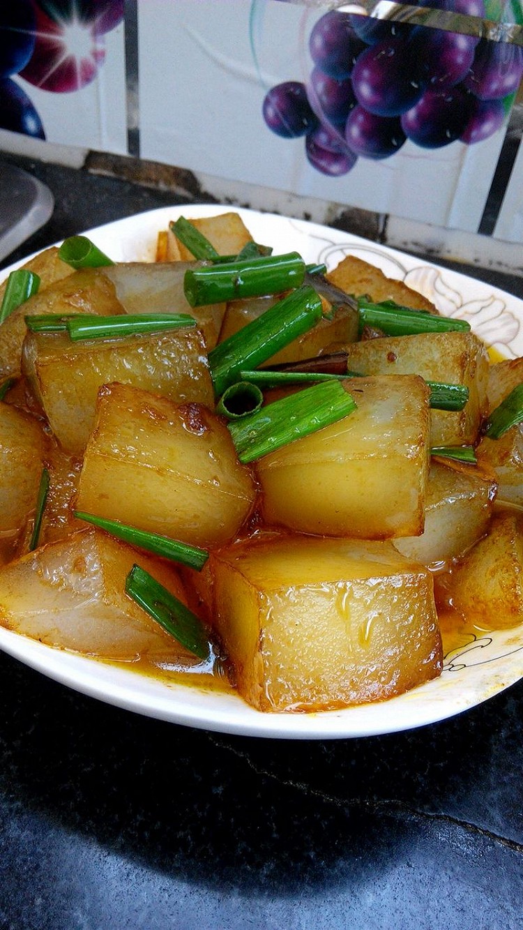 炒凉粉的做法