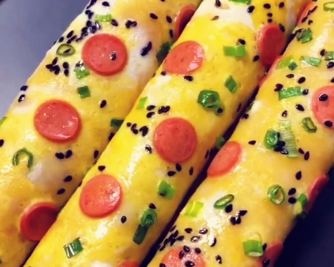 简单早餐 不揉面 鸡蛋卷饼的做法