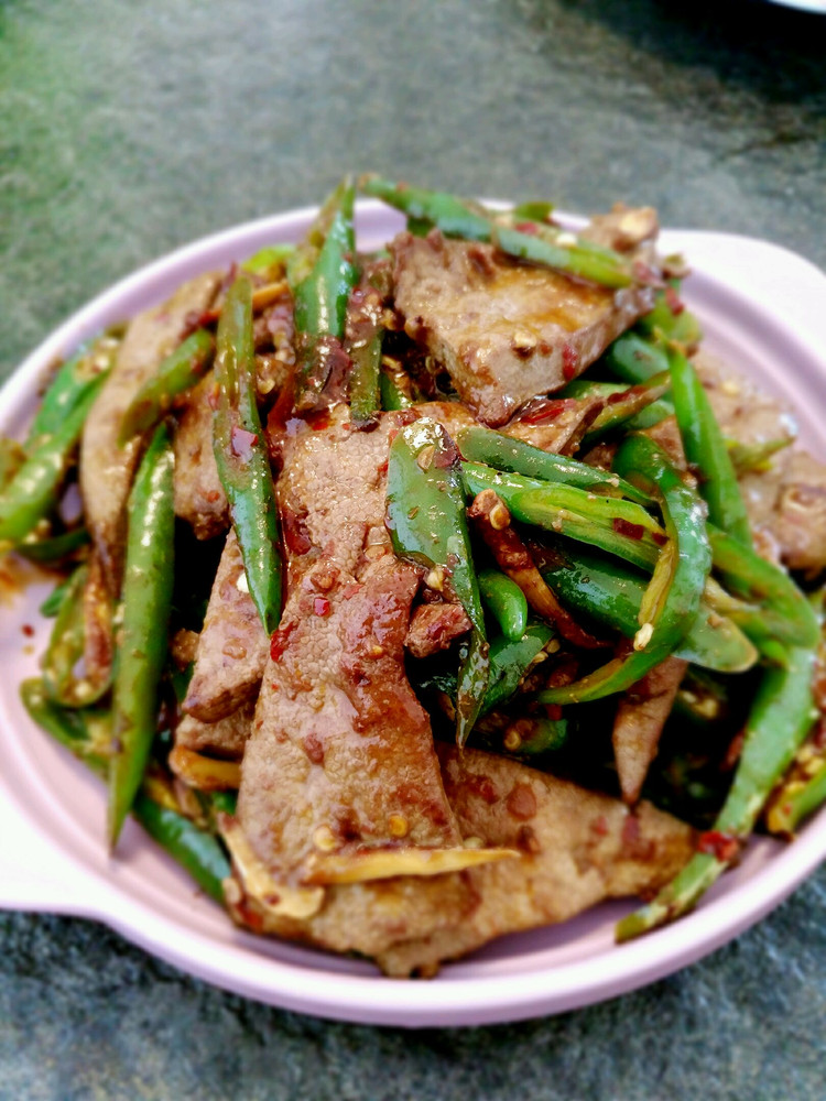 快手菜之麻辣炒猪肝的做法