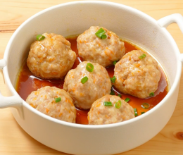 莲藕蒸肉丸的做法