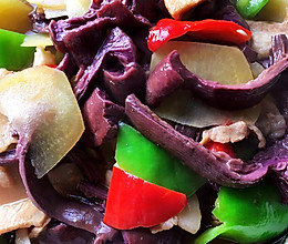 松蘑土豆片的做法