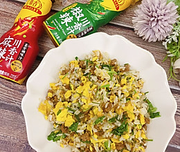 #做川菜，用豪吉#椒辣肉末蛋炒饭的做法