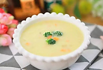 小米蔬菜浓汤 宝宝辅食食谱的做法