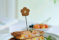 鸡蛋蟹柳芝士热压三明治的做法