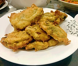 鲜美炸蛎蝗的做法