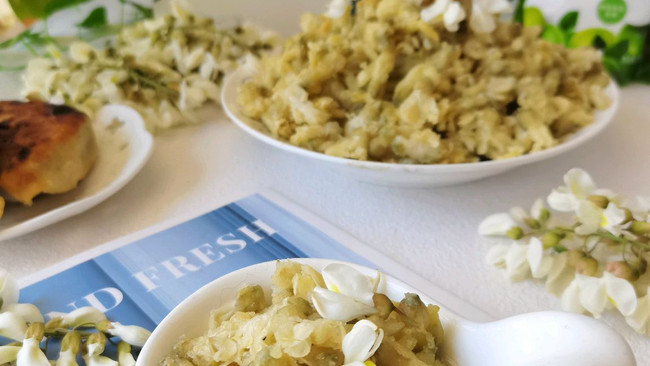 #太古烘焙糖 甜蜜轻生活#五月槐花香槐花怎么做才好吃？的做法