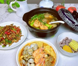 砂锅海鲜粉丝煲的做法