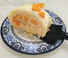 芒果轻芝士瑞士卷的做法