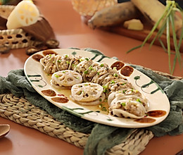 莲藕蒸肉饼（秋季就吃它）的做法