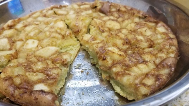 快手苹果饼的做法