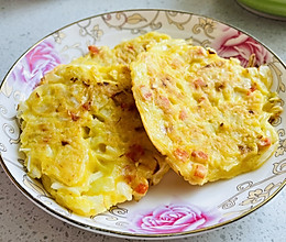 里脊包菜饼的做法