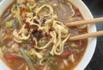 萝卜丝汤面条的做法