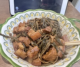 干豆角烧肉的做法