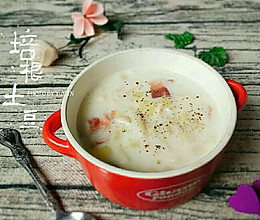 培根土豆蘑菇汤的做法