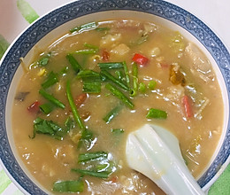 豆角糊涂（孕妇可吃）的做法