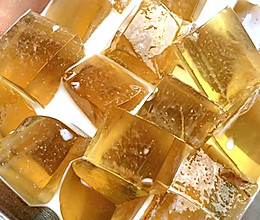 罗汉果菊花茶冻（白凉粉版）的做法