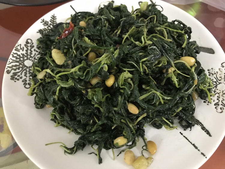炒麻叶的做法