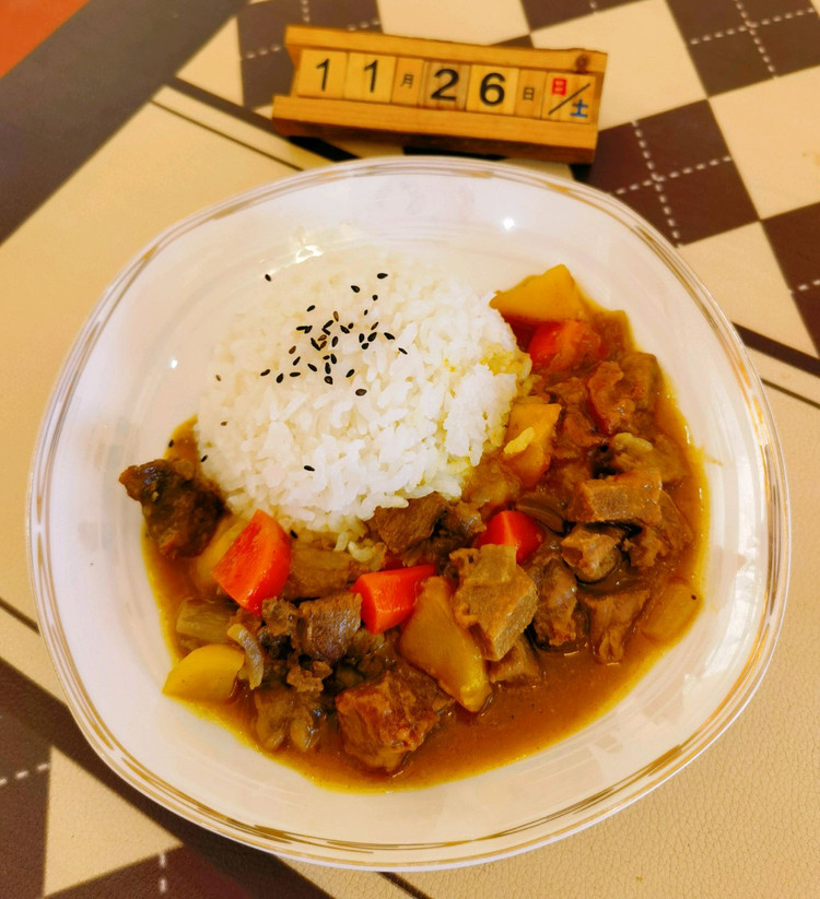 咖喱牛肉饭的做法