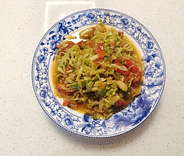 酸酸卷心菜的做法