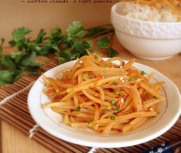 【菁选酱油】“米饭杀手”--炝拌土豆丝的做法