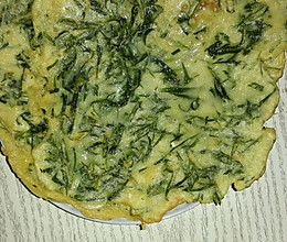 扫帚苗菜鸡蛋软饼的做法