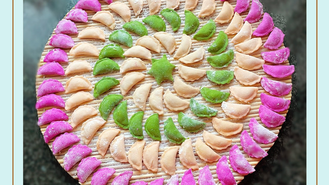 五彩鲜虾饺的做法