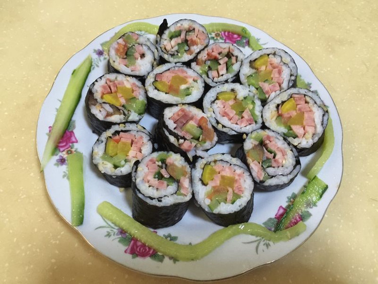 粗粮寿司的做法