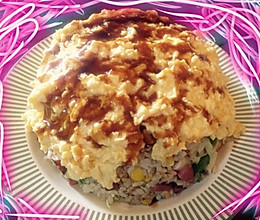 有什么放什么蛋包饭的做法