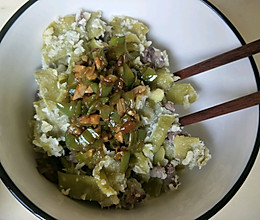 蒸老豆角的做法