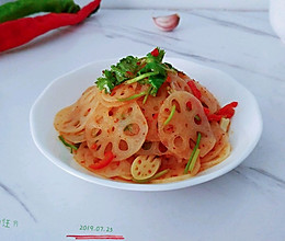 蒜麻酸辣椒芫藕的做法